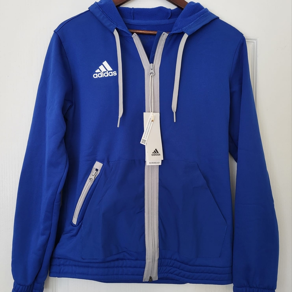 Adidas Royal Blue Hoodie Size Small